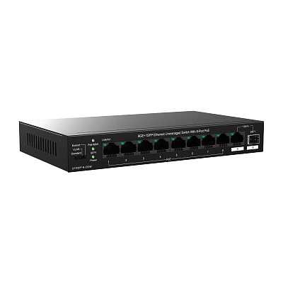 картинка IP-Com G1110PF-8-120W Коммутатор 8-портовый неуправляемый PoE от компании Intant
